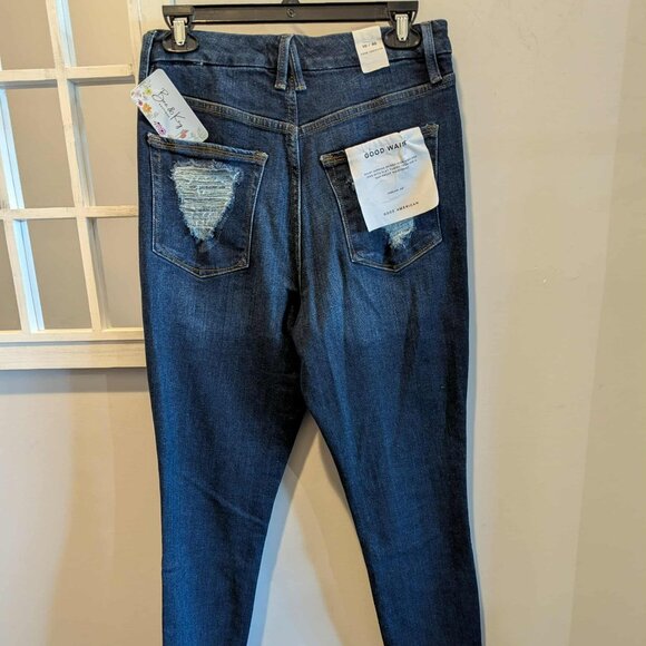 Good American Good Waist Indigo203 Skinny Jeans NWT - Picture 1 of 4
